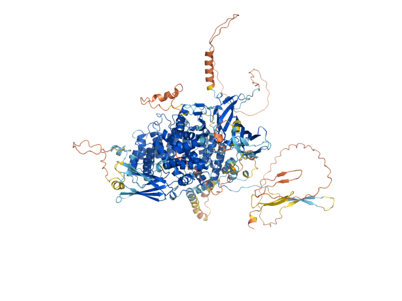 AlphaFold predicted structure of TAF2
