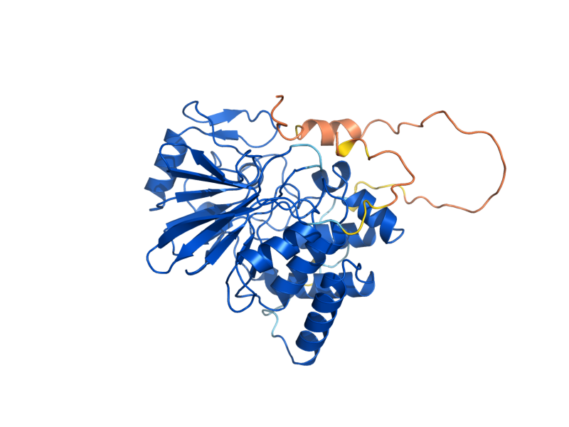 AlphaFold predicted structure of PPH21