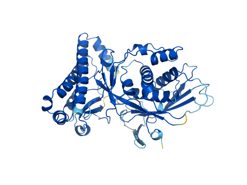 AlphaFold predicted structure of ERG8