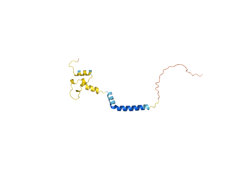 AlphaFold predicted structure of YCR043C