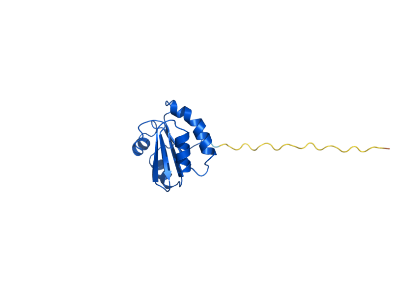 AlphaFold predicted structure of TRX3