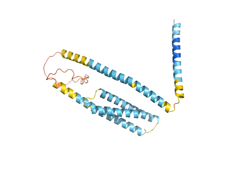 AlphaFold predicted structure of BOS1