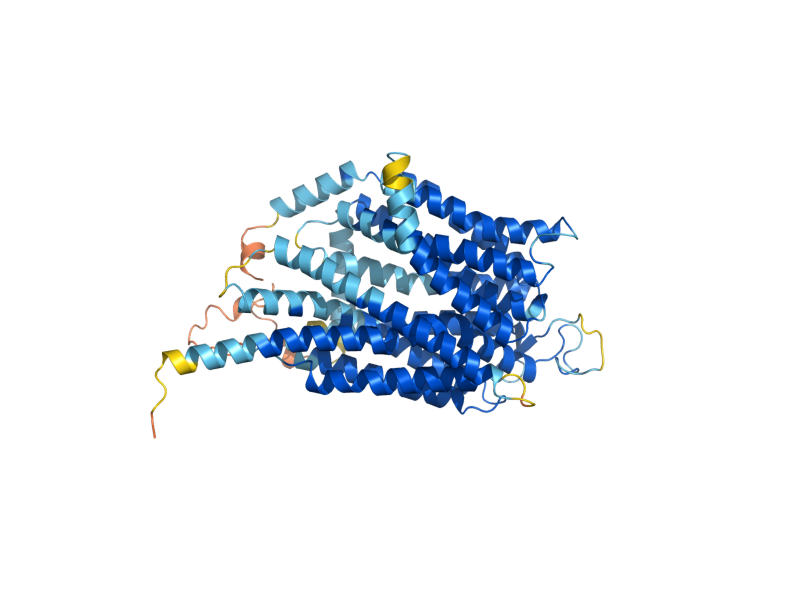 AlphaFold predicted structure of ATG22