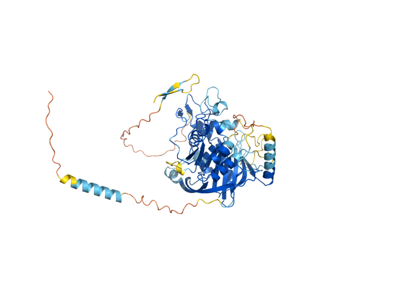 AlphaFold predicted structure of ATG15