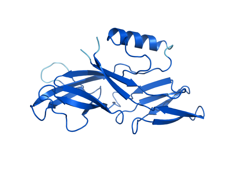 AlphaFold predicted structure of YCR090C
