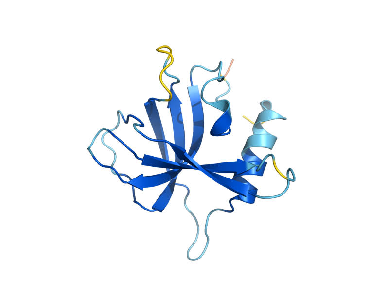 AlphaFold predicted structure of RFA3