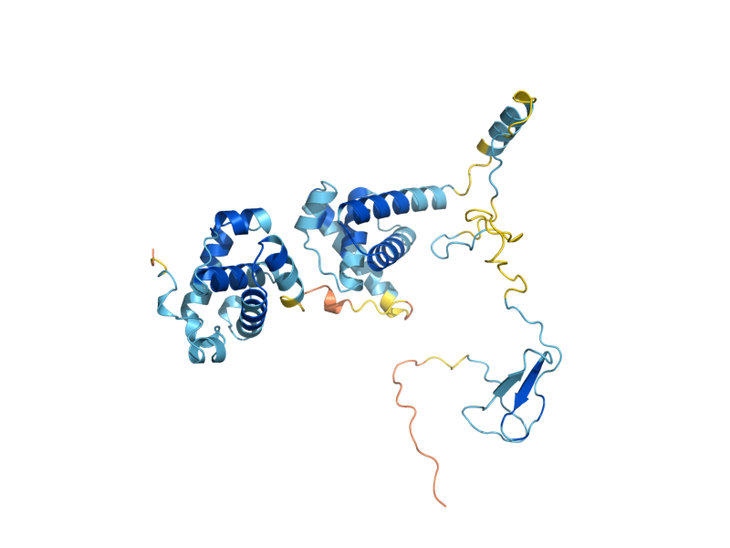 AlphaFold predicted structure of SUA7