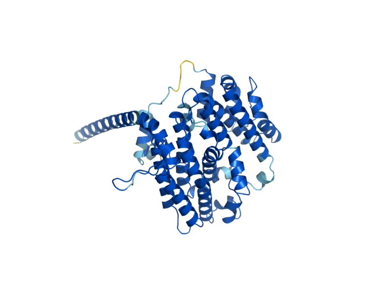 AlphaFold predicted structure of ERG9