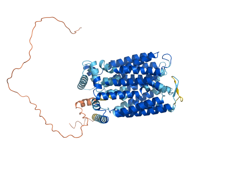 AlphaFold predicted structure of ITR1