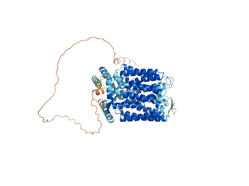 AlphaFold predicted structure of ITR2