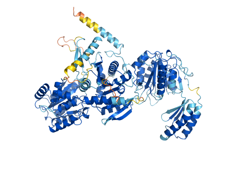 AlphaFold predicted structure of TPS2
