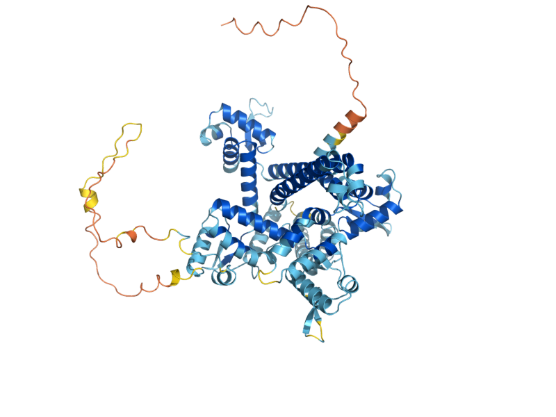 AlphaFold predicted structure of RPC82