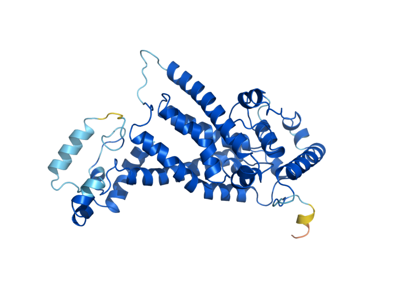 AlphaFold predicted structure of ERG3