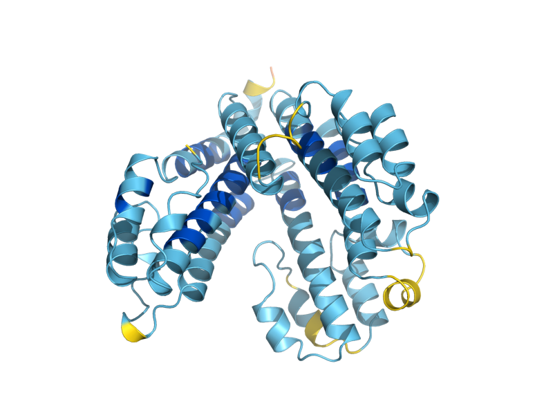 AlphaFold predicted structure of VMA6