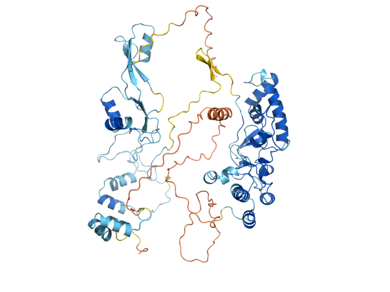 AlphaFold predicted structure of TFC1