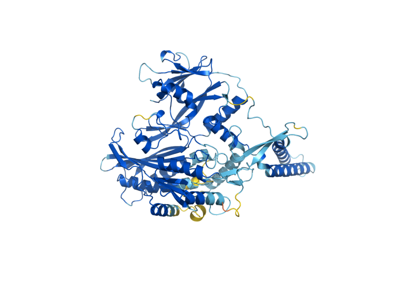 AlphaFold predicted structure of SAC1