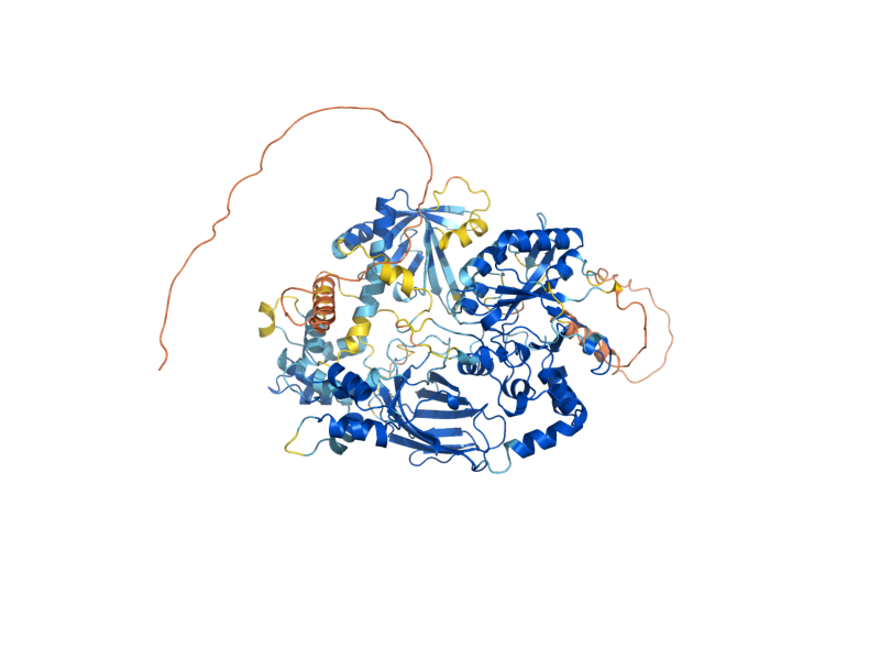 AlphaFold predicted structure of PLC1