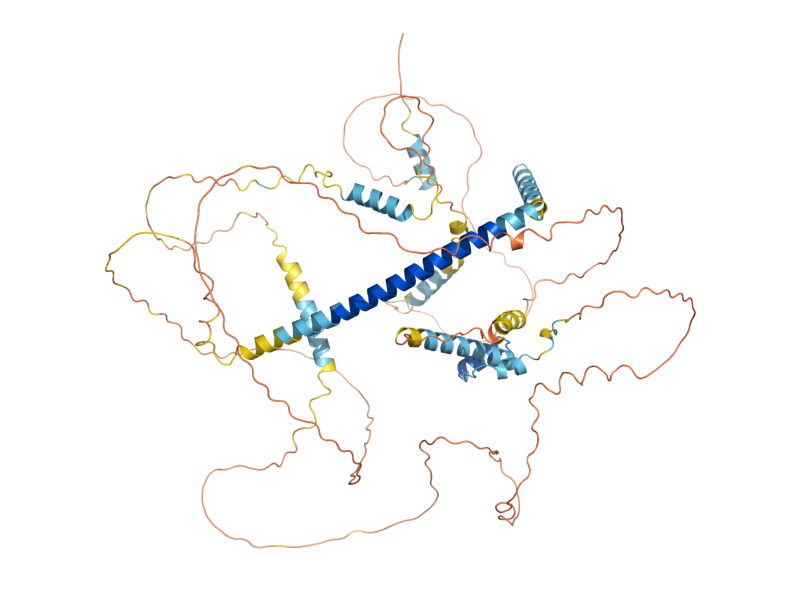 AlphaFold predicted structure of MET4