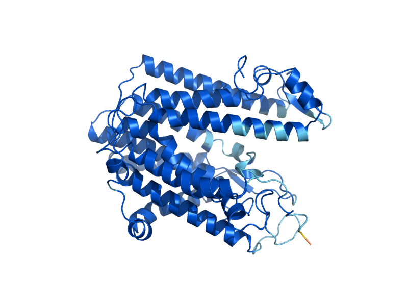 AlphaFold predicted structure of ERG24