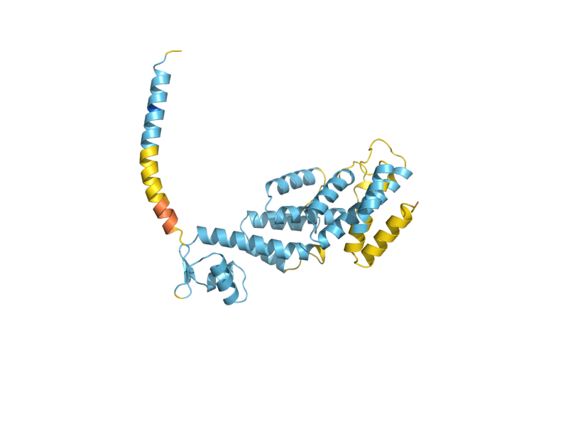 AlphaFold predicted structure of RPN12