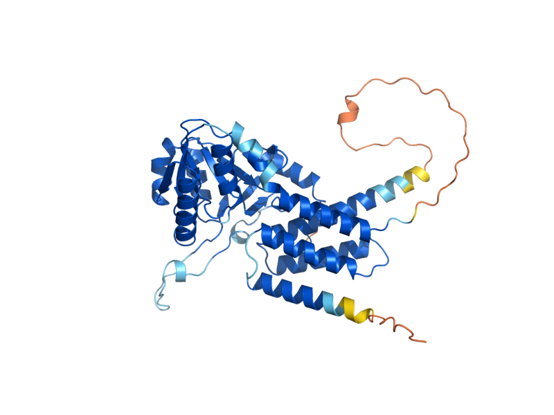 AlphaFold predicted structure of GCD7
