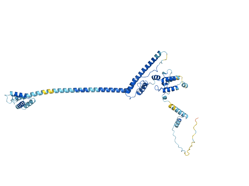 AlphaFold predicted structure of ZUO1