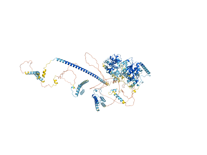 AlphaFold predicted structure of STH1