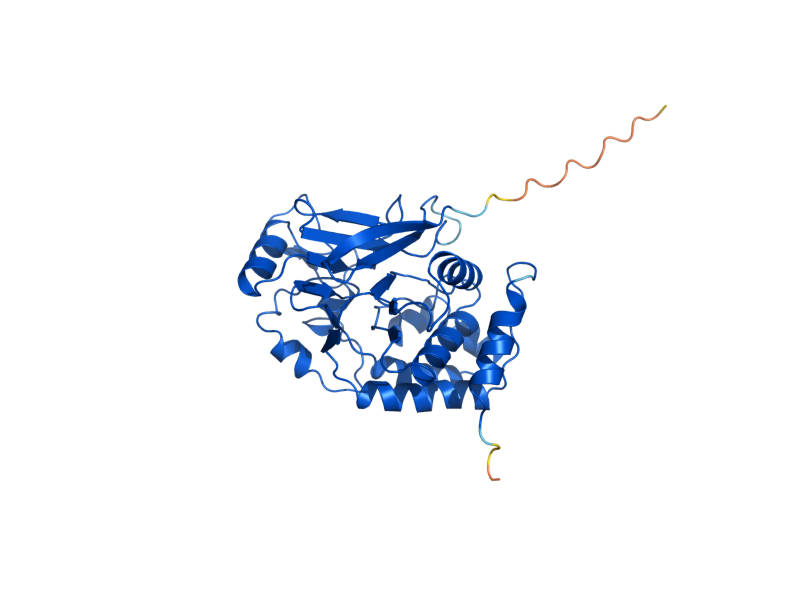 AlphaFold predicted structure of GLC7