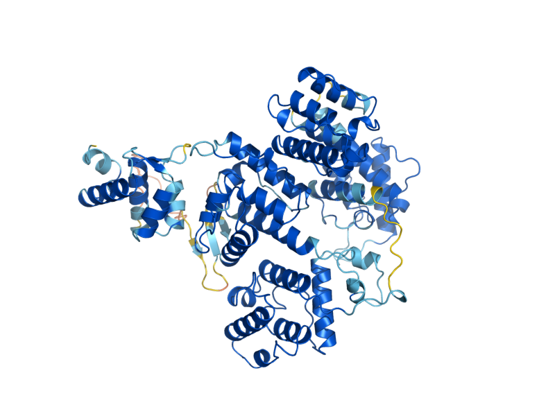 AlphaFold predicted structure of SAC6