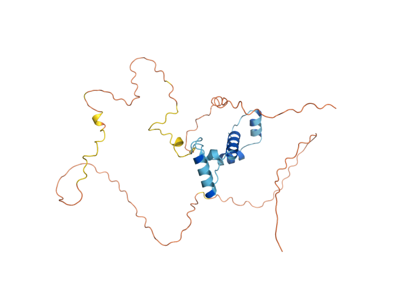 AlphaFold predicted structure of ISC10