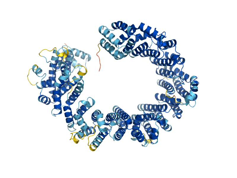 AlphaFold predicted structure of KAP122