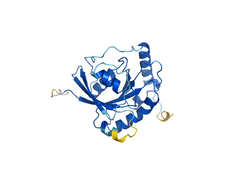 AlphaFold predicted structure of GSP1