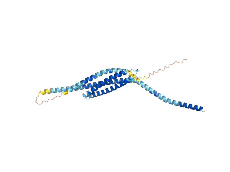 AlphaFold predicted structure of PEP12