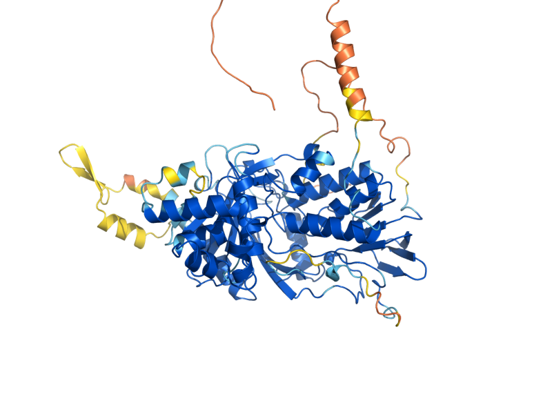 AlphaFold predicted structure of MRS6