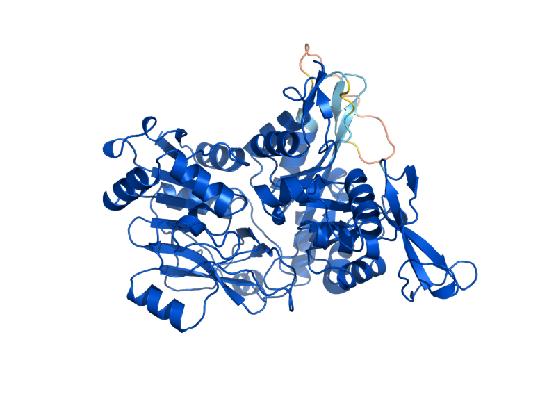 AlphaFold predicted structure of HIS7