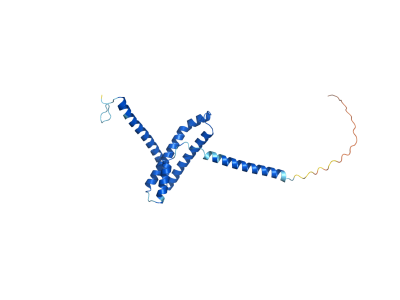 AlphaFold predicted structure of SEC66