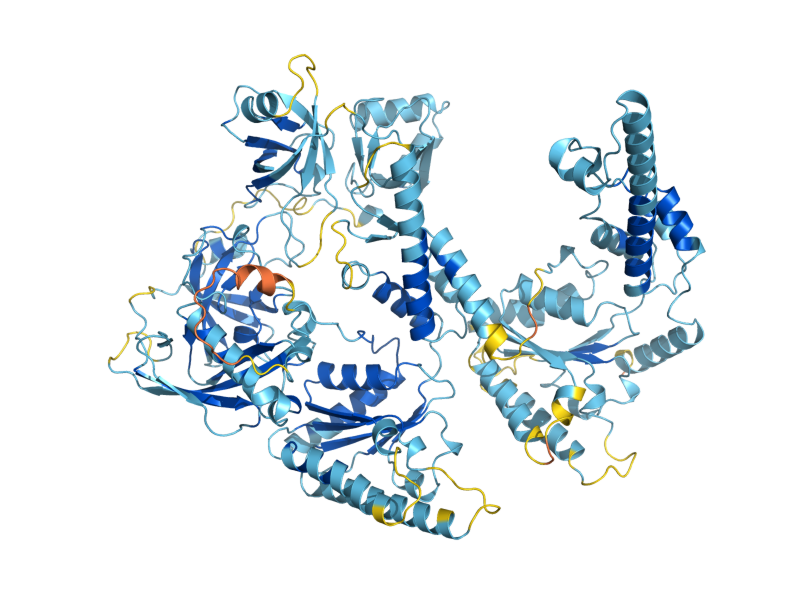 AlphaFold predicted structure of PEX6