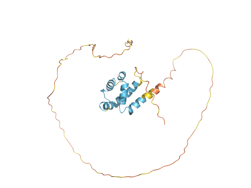 AlphaFold predicted structure of TIR2