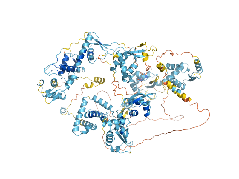 AlphaFold predicted structure of TFC3