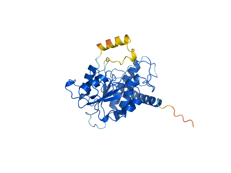 AlphaFold predicted structure of YKL107W