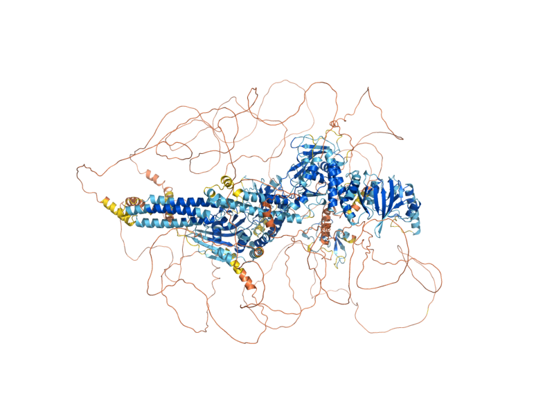 AlphaFold predicted structure of FAB1
