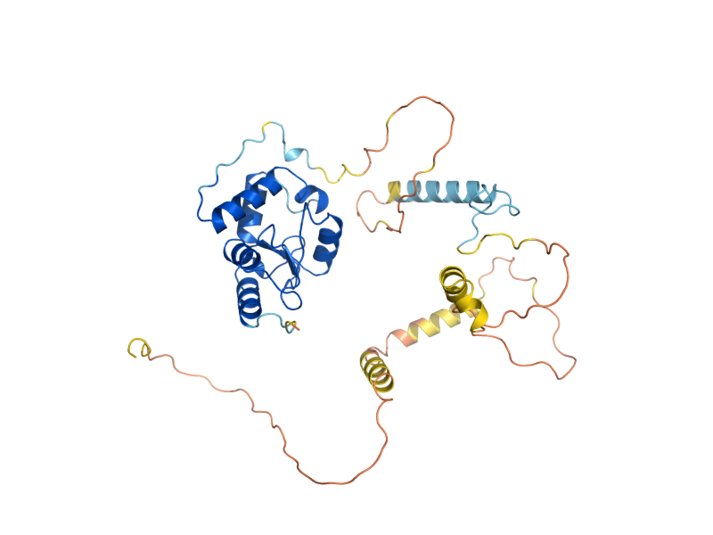 AlphaFold predicted structure of GCS1