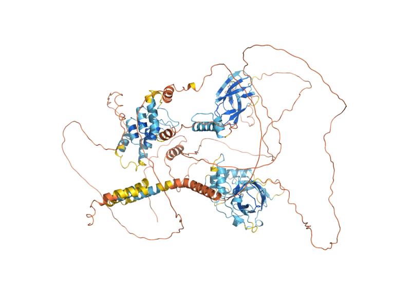 AlphaFold predicted structure of SPT23