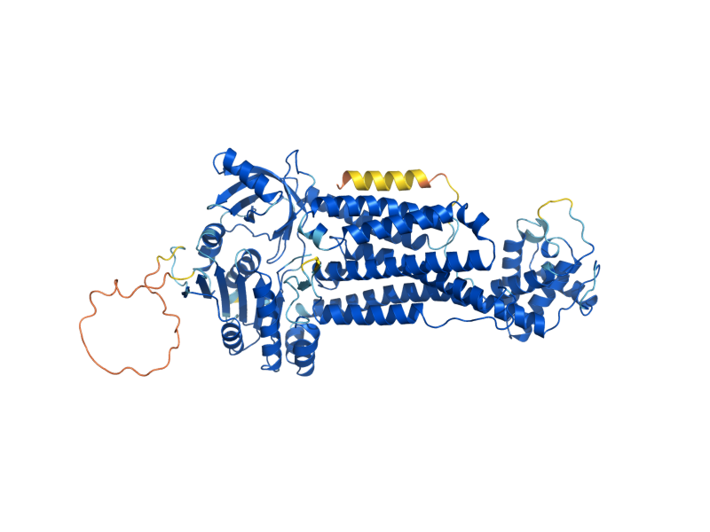 AlphaFold predicted structure of FRE2