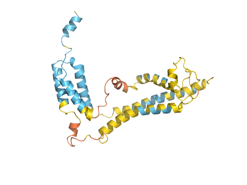 AlphaFold predicted structure of EMC3
