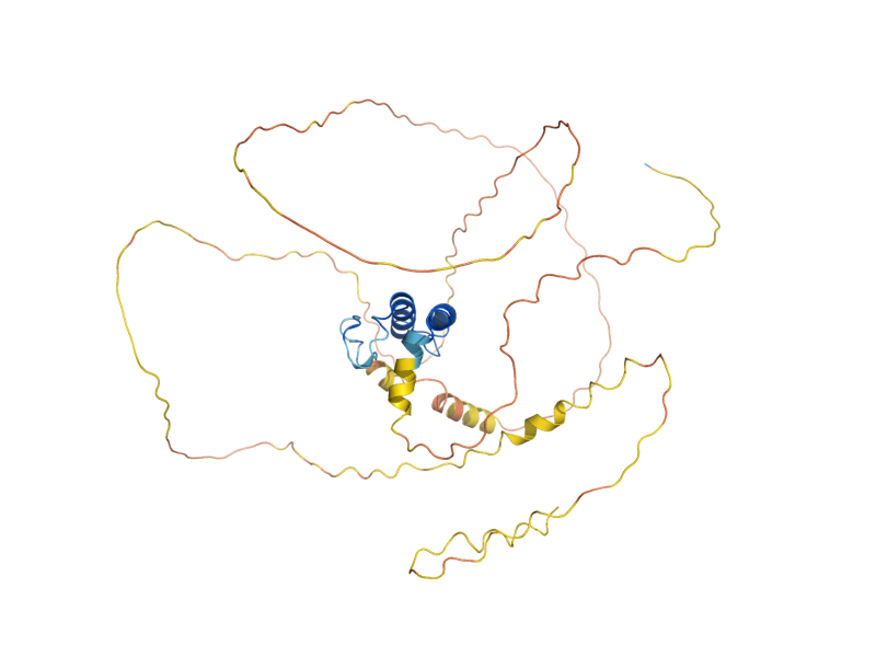 AlphaFold predicted structure of MIA40