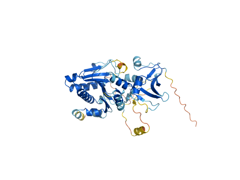AlphaFold predicted structure of YKL162C
