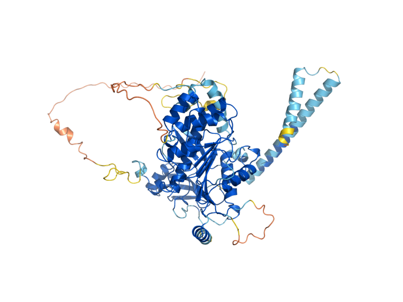 AlphaFold predicted structure of RSM22