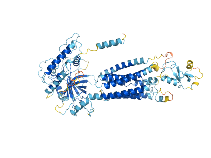 AlphaFold predicted structure of TUL1