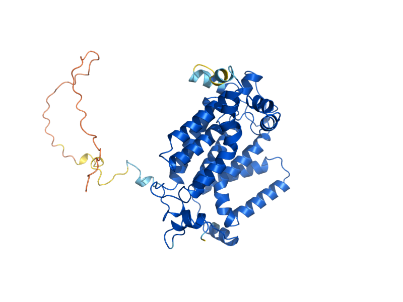 AlphaFold predicted structure of AUR1